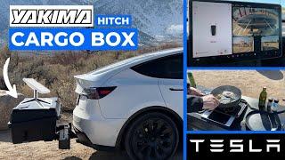 Yakima EXO Gearlocker & Swingbase Review: Trailer Hitch Cargo Box for Tesla Model Y