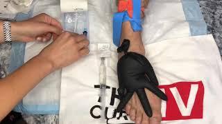 How To Place An IV In The Foot By Intravenous Queen