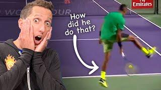 INSANE Tennis Trick Shots!