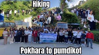 Pokhara to pumdikot hiking,organized by Gurukul bidhya Sadan .