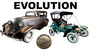 Evolution of Franklin cars - Models in chronological order