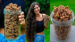 Best Raw Vegan Granola  Nut-Free, Oil-Free, Protein Packed, Big Cluster & Homemade! It's RAWNOLA! 