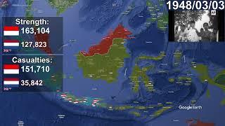 Indonesian War of Independence using Google Earth