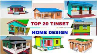 Top-20 tin shade home design by prem's home plan #premshomeplan #tinsethousedesign