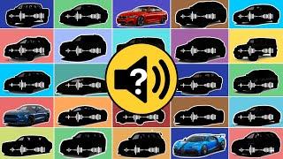 Guess The Car By The SOUND   ️  (CAR QUIZ CHALLENGE)