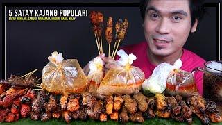 SATAY KAJANG MANA TERSEDAP?! Rono, Hj. Samuri, Hakimi, Maharaja,  Nana, Willy? (Mukbang Malaysia)