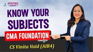 CMA Foundation Course Subjects | CMA Foundation Dec 2024 Complete Details | ICMAI