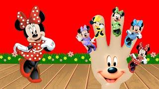 Minnie Mouse Colours FINGER FAMILY Part 1 - Nursery Rhymes & Kids Songs