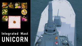 "MAKUNOUCHI- 30FFM comes topped with the integrated mast UNICORN -"