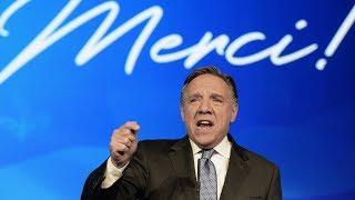 CAQ leader François Legault’s acceptance speech