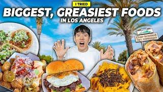 Trying America's BIGGEST, GREASIEST Foods! (ft. Holafly)