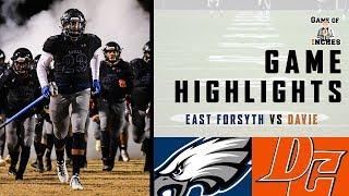 East Forsyth vs. Davie Playoffs RD 2 Highlights | Triad HS FB 2019