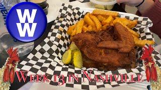 Yummy Nashville Hot Chicken and the Zoo, are the W.W. diet and exercise plan of the day!