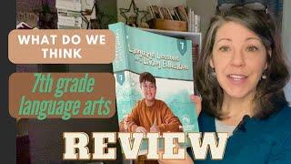 7th grade Masterbooks Language Arts honest review (homeschool middle school) #howtohomeschool ￼