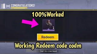 Working Call Of duty Mobile Redeem code 2024 | New cod Mobile Redeem code codm