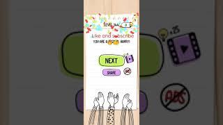 Brain test level 144.(How to defeat the wizard? )