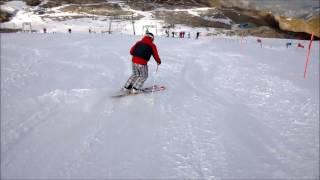 Alpine skiing - Turning feet and legs