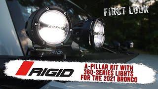 First Look: Rigid Industries A-Pillar Brackets with 360-Series Spot and Flood Lamps