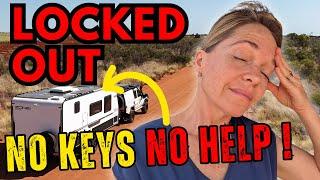 Locked out of our caravan and no idea where our keys are! What would you do? 