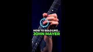 How To Solo Like John Mayer #guitarlesson