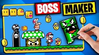 I made everything an enemy in Mario World?! - Mario Boss and Enemy Maker?! (Mario Multiverse)