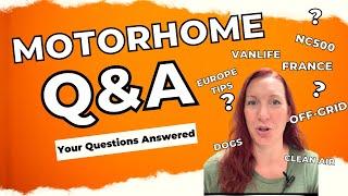 Live Q&A: Your Motorhome & Road Trip Questions Answered!