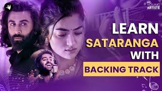 Learn Satranga with guitar backing track | Animal's hit song #guitarlesson #siffyoungartiste #guitar