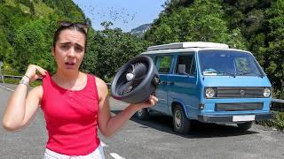 Surviving a HEATWAVE and a swarm of mosquitoes in a van | Van life Spain