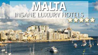 TOP 10 INSANE Luxury Hotels in MALTA 2024