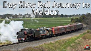 Steam Leads Fresh Diesels North West | 707 Operations - Day Slow Rail Journey to Maldon