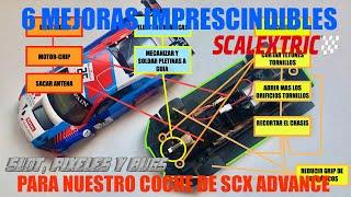 Seis mejoras imprescindibles para tu coche de Scalextric Advance 1.0