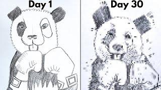 I Learned to Draw with No Experience