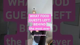 The Most Food An Airbnb Guest Has Left Behind