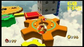 61. [60 FPS] Gizmos, Gears, and Gadgets - Rolling Gizmo Galaxy - Super Mario Galaxy