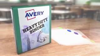 Back to School Supplies Featuring Avery Binders & Dividers