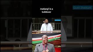 UHURU KENYATTA SUPPORTING MATIANGI FOR 2027 PRESIDENT #ruto #raila #uhurukenyatta #gachagua