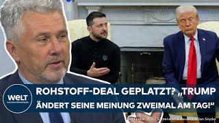 ROHSTOFF-DEAL GEPLATZT? "Trump ändert seine Meinung zweimal am Tag" USA könnte noch einmal einlenken