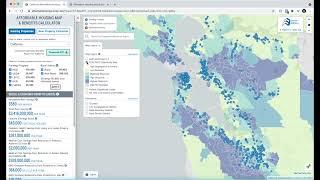 California Affordable Housing Map & Benefits Calculator Tutorial