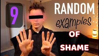 9 Random Examples of Shame from PTSD & CPTSD