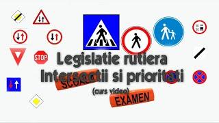 Curs de legislatie rutiera - Intersectii si prioritati