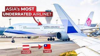 BRUTALLY HONEST | What China Airlines AIRBUS A350-900 ECONOMY CLASS from Vienna to Taipei is like...