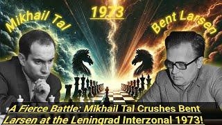 A Fierce Battle: Mikhail Tal Crushes Bent Larsen at the Leningrad Interzonal 1973!