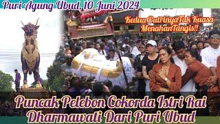 Ubud Kembali Metangi!!! Puncak Pelebon Cokorda Istri Rai Dharmawati Dari Puri Ubud| 10 Juni 2024.