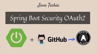 Spring Security - OAuth2 Example Using GitHub | SpringBoot | Java Techie