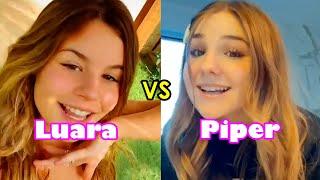 Luara Fonseca vs Piper Rockelle  Tik Tok Dance Compilation