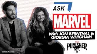 The Punisher's Jon Bernthal & Giorgia Whigham  | Ask Marvel