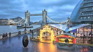 London Winter Walk  Shad Thames, Tower Bridge, St Katharine Docks & Tower of London  4K HDR