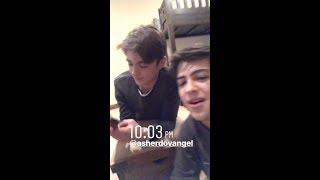 Asher Angel and Joshua Rush's sleepover