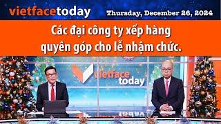 Vietface Today | Các đại công ty xếp hàng quyên góp cho lễ nhậm chức. |12/26/24