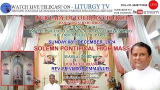 Fr. Victor Emmanuel  | ANNUAL FEAST  HOLY MASS 6PM | OUR LADY OF LOURDES CHURCH | 8-12-24